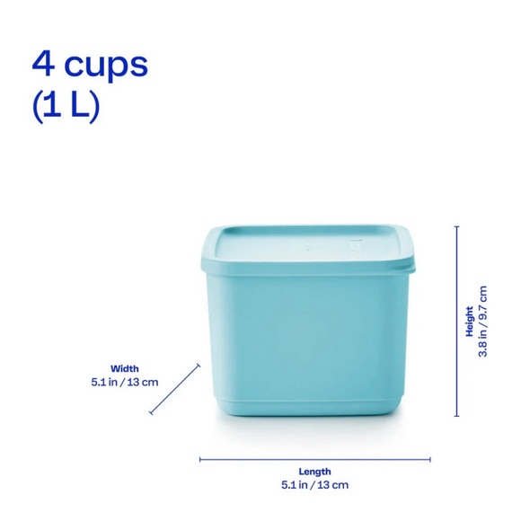 Tupperware Basic Bright Container set - Picture 4 of 5